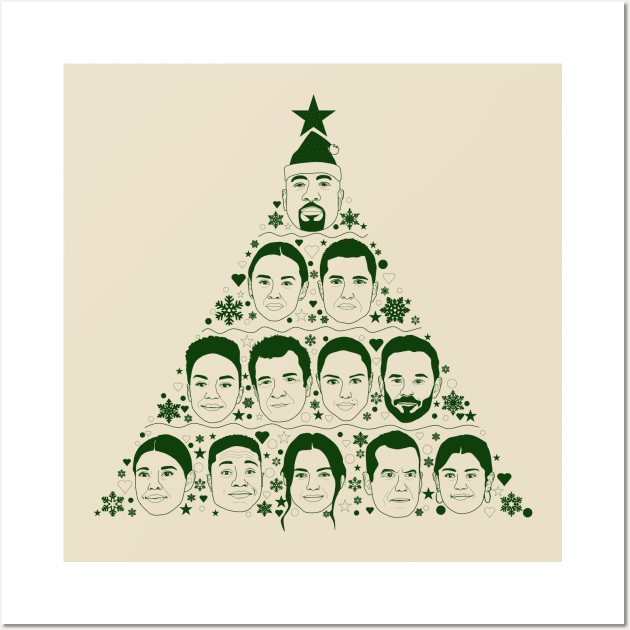 The Rookie Christmas Tree S5 | The Rookie Wall Art by gottalovetherookie